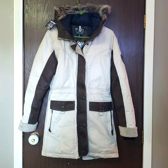 Kuhl Arktik Down Parka, Size M, Natural - Picture 1 of 4